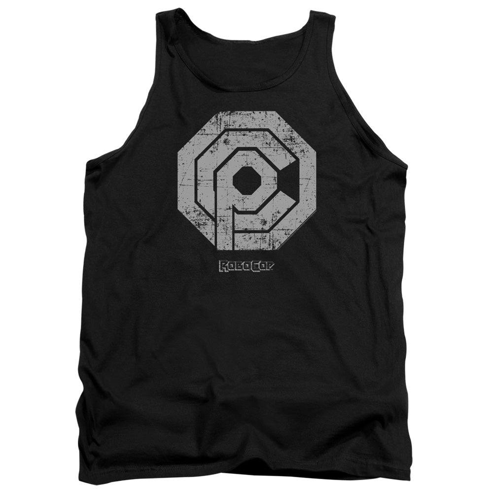 Robocop Distressed OCP Logo Tank Top