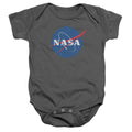 NASA Meatball Logo Distressed Infant Snapsuit