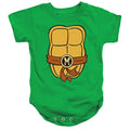 Teenage Mutant Ninja Turtles Michelangelo Chest Infant Snapsuit