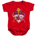 Power Rangers Retro Rangers Infant Snapsuit
