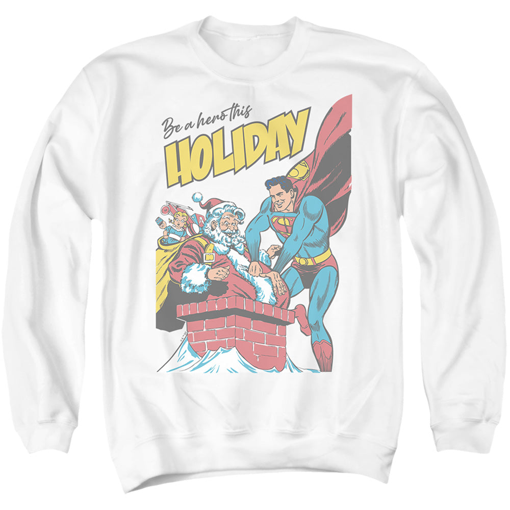 Superman - Christmas Holiday Hero Comic Cover Adult product image 2