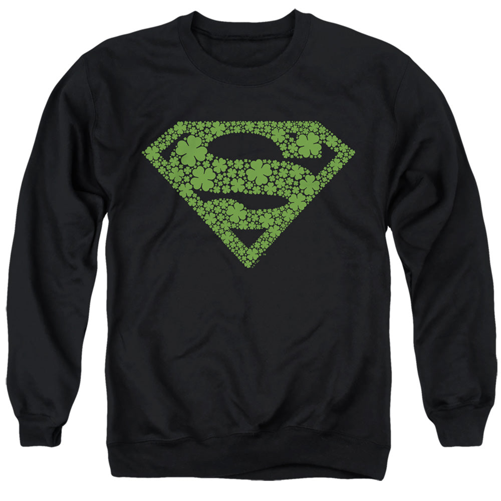 Superman - St. Patrick's Day Shamrock Logo Adult Crewneck product image 1