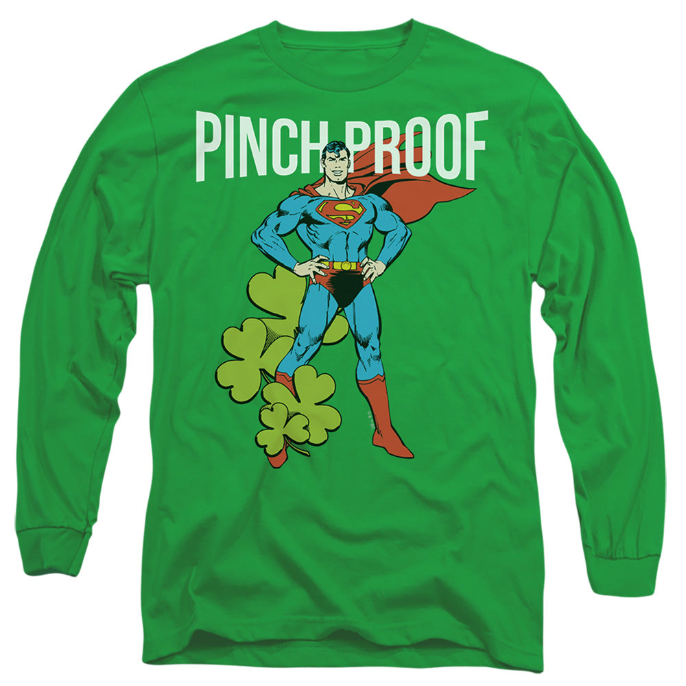Superman - St. Patrick's Day Pinch Proof Adult Long Sleeve product image 1