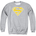 Superman - Lt Orange & White Shield Adult Crewneck product image 1
