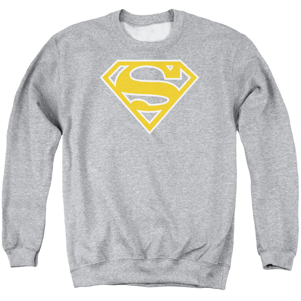 Superman - Lt Orange & White Shield Adult Crewneck product image 1