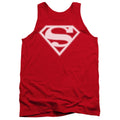 Superman Red & White Shield Tank Top
