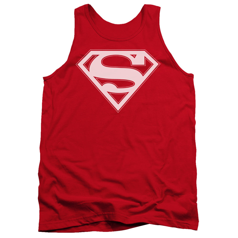 Superman Red & White Shield Tank Top