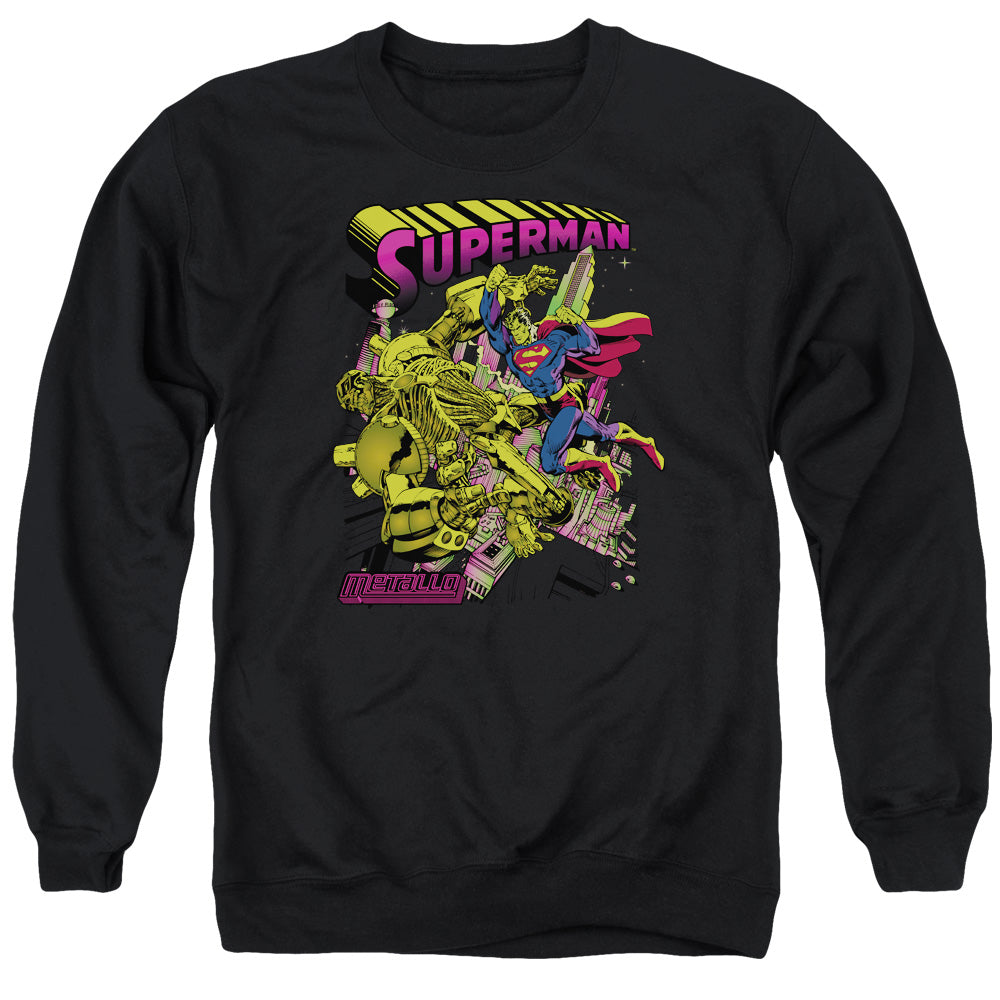 Superman - Versus Metallo Blacklight Adult Crewneck product image 1