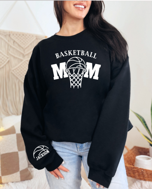 Custom Sport Mom Name Sleeve DTF Top product image 4
