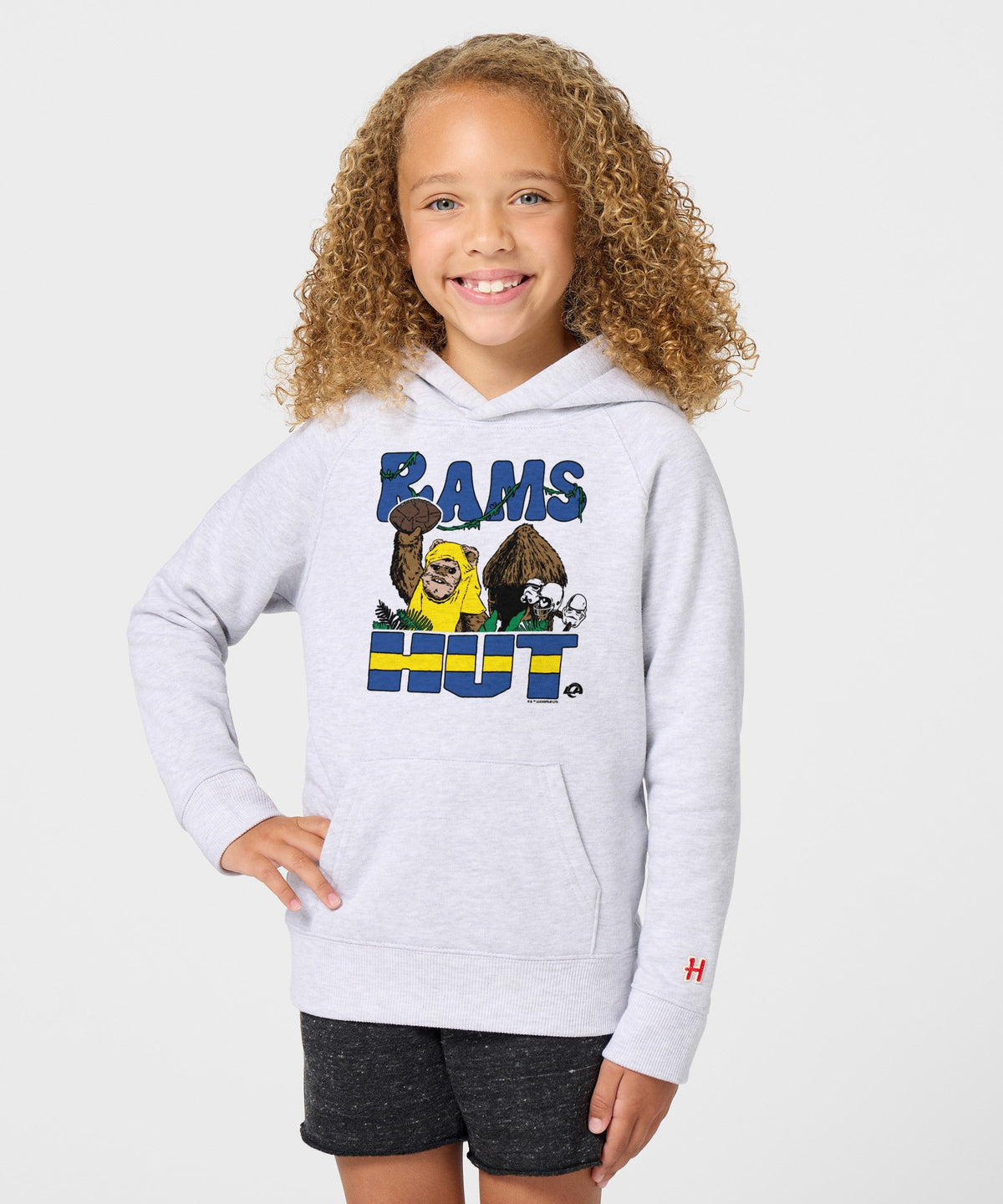 Youth Star Wars x Los Angeles Rams Light Side Hoodie product image 3