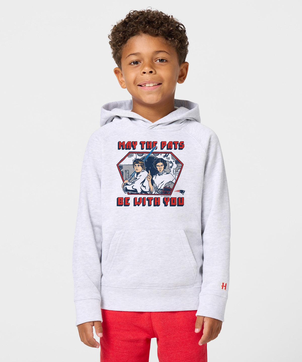 Youth Star Wars x New England Patriots Light Side Hoodie product image 3