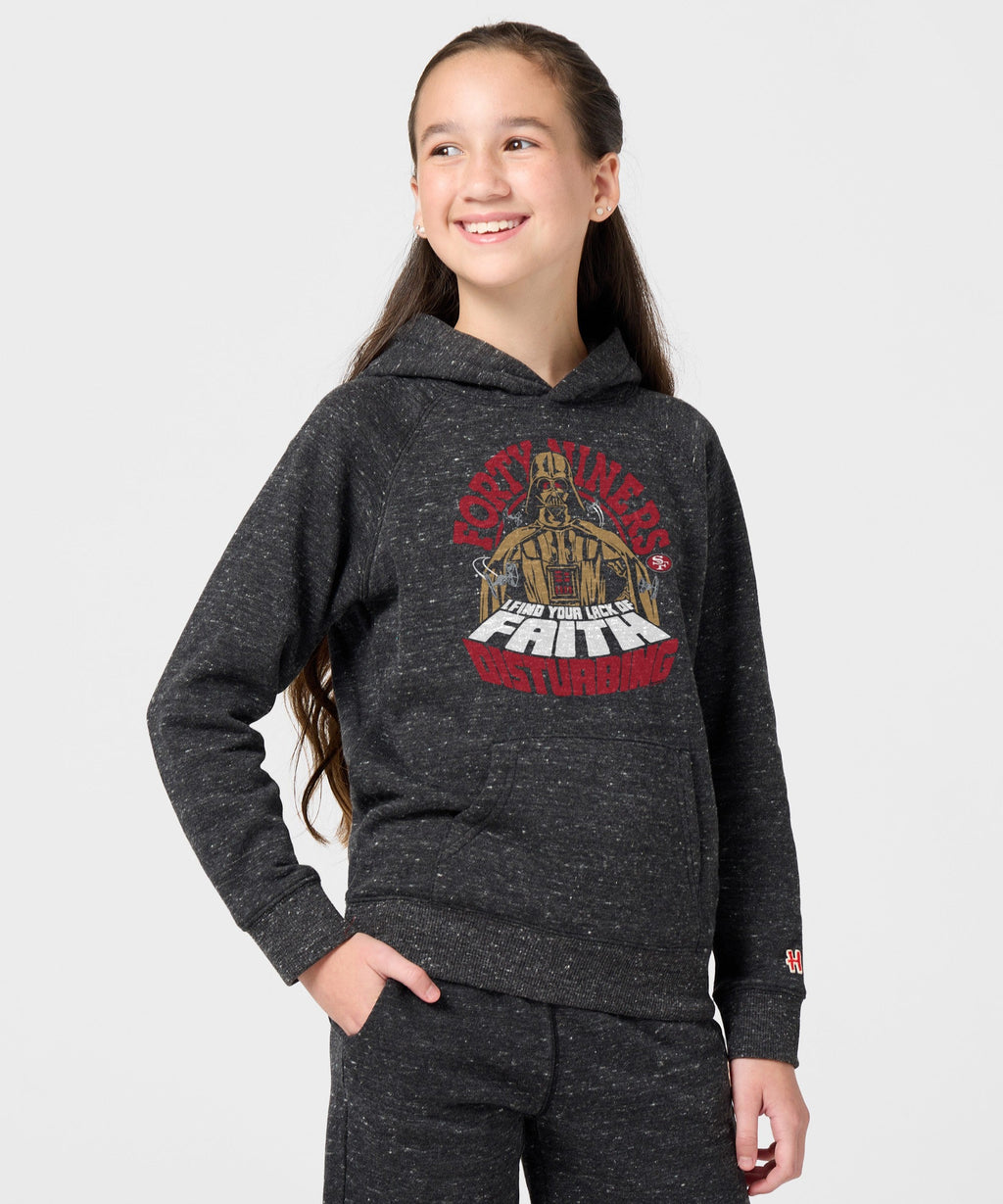 Youth Star Wars x San Francisco 49ers Dark Side Hoodie product image 3
