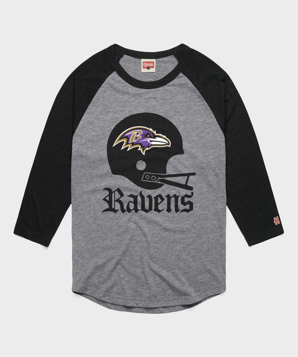 Baltimore Ravens Big Helmet Raglan product image 1