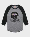 Baltimore Ravens Big Helmet Raglan product image 1
