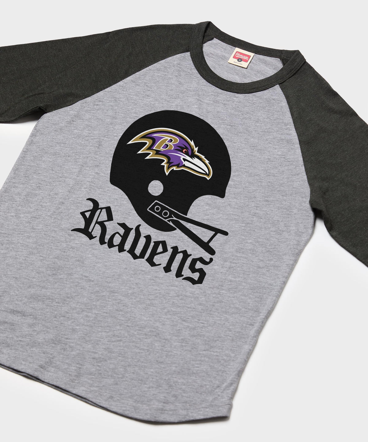 Baltimore Ravens Big Helmet Raglan product image 2