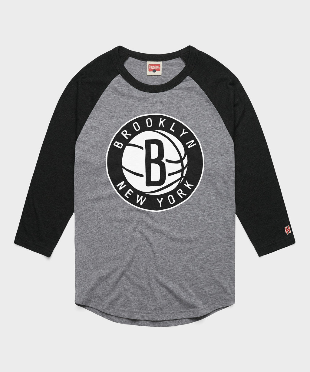 Brooklyn Nets Logo Raglan product image 1