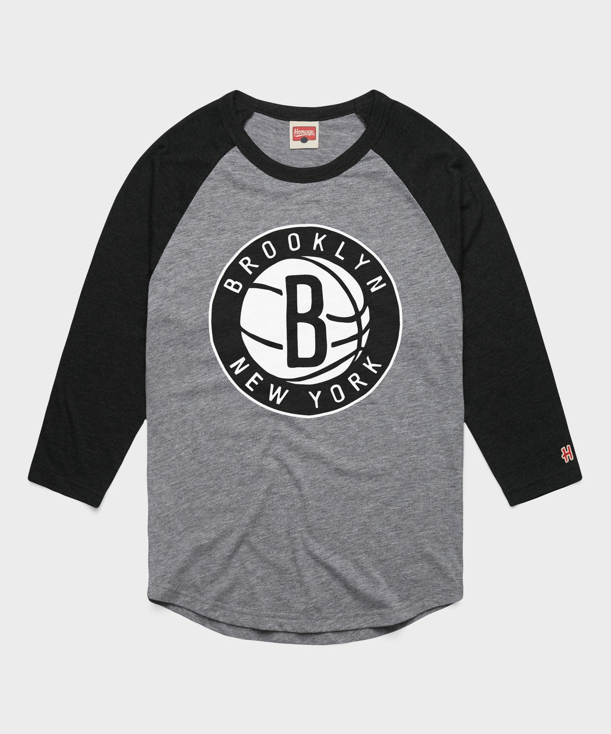 Brooklyn Nets Logo Raglan product image 1