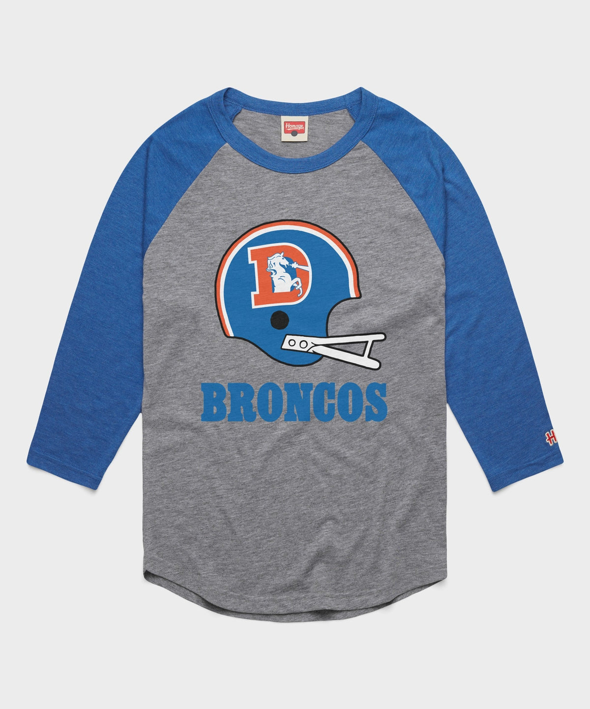 Denver Broncos Big Helmet Raglan product image 1
