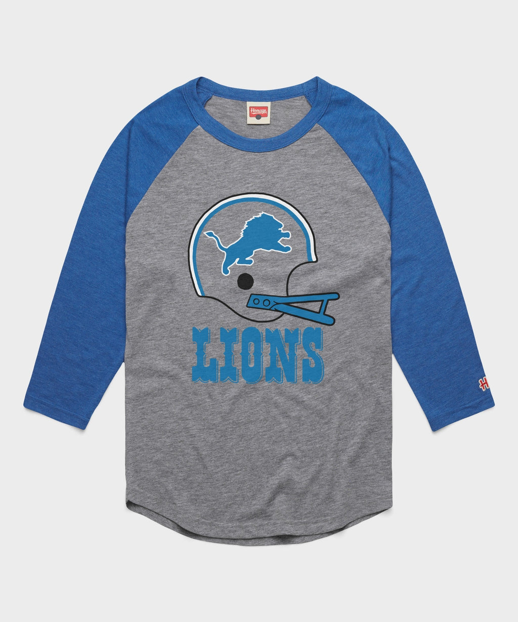 Detroit Lions Big Helmet Raglan product image 1