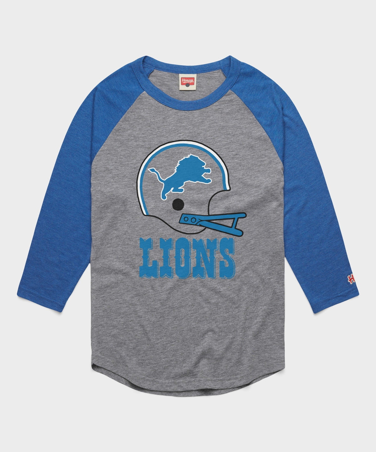 Detroit Lions Big Helmet Raglan product image 1