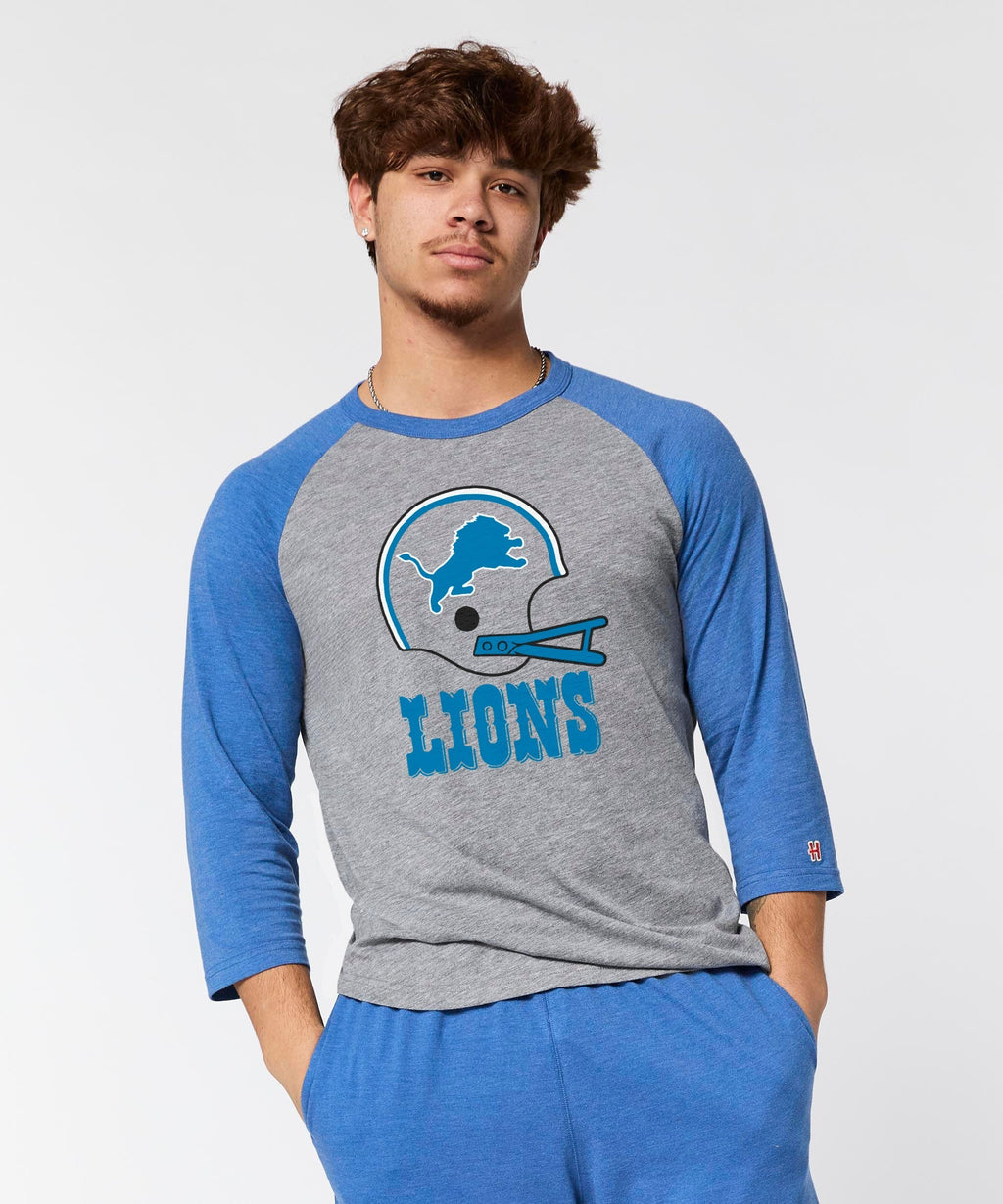 Detroit Lions Big Helmet Raglan product image 3