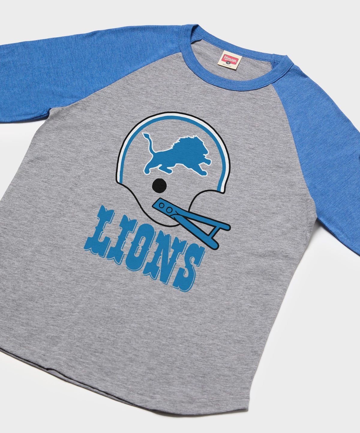 Detroit Lions Big Helmet Raglan product image 2