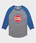 Detroit Pistons Logo Raglan product image 1