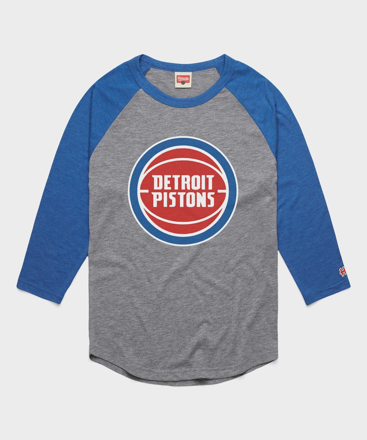 Detroit Pistons Logo Raglan product image 1