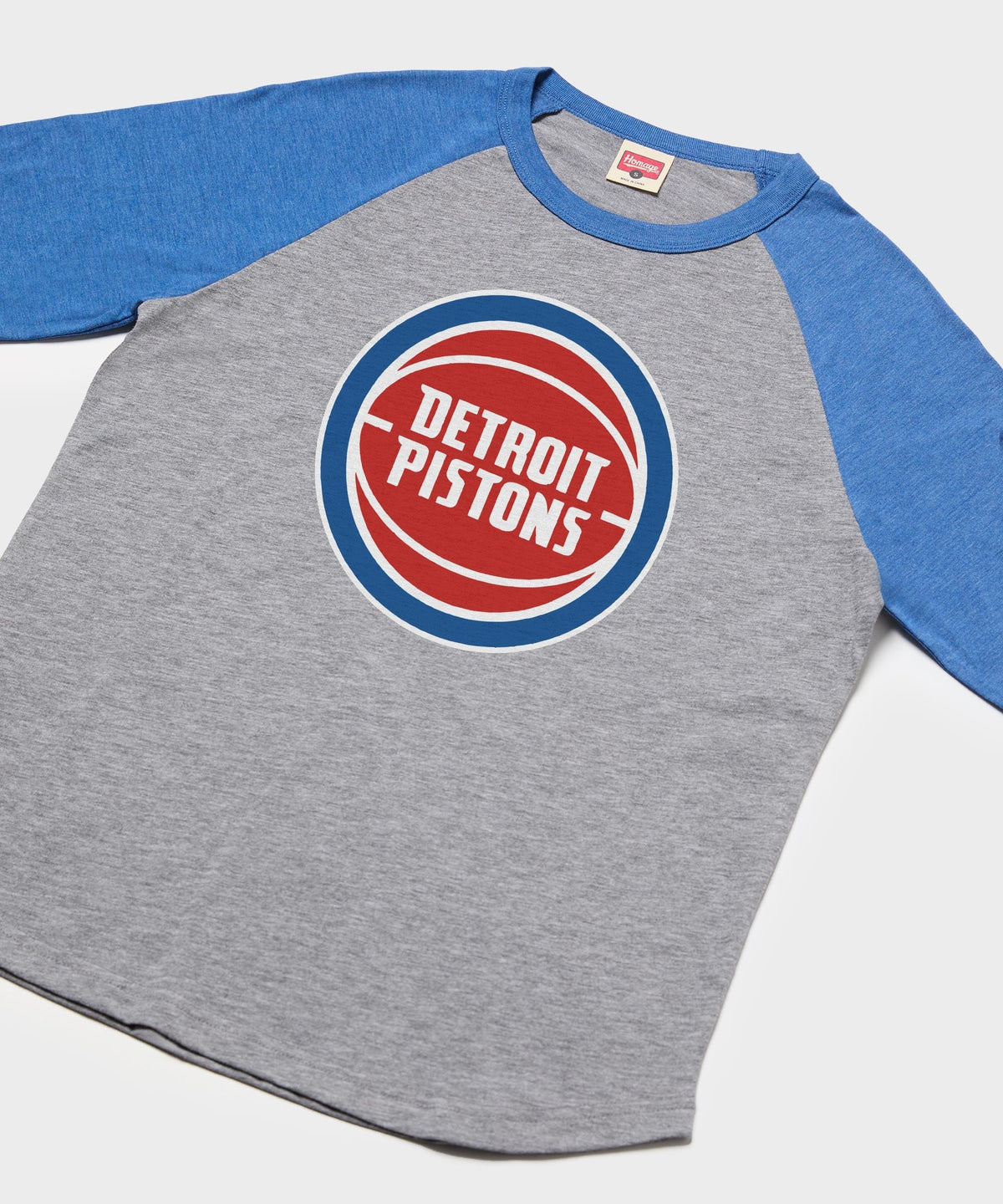 Detroit Pistons Logo Raglan product image 2