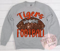 Faux Sequin Tigers Football