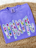 Custom Spring Floral 2 Blue DTF
