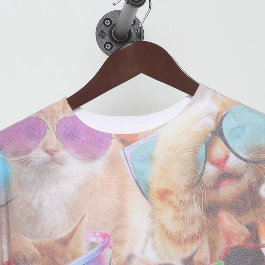 Vintage Y2K-Era The Mountain "Cats in Sunglasses" All Over product image 4