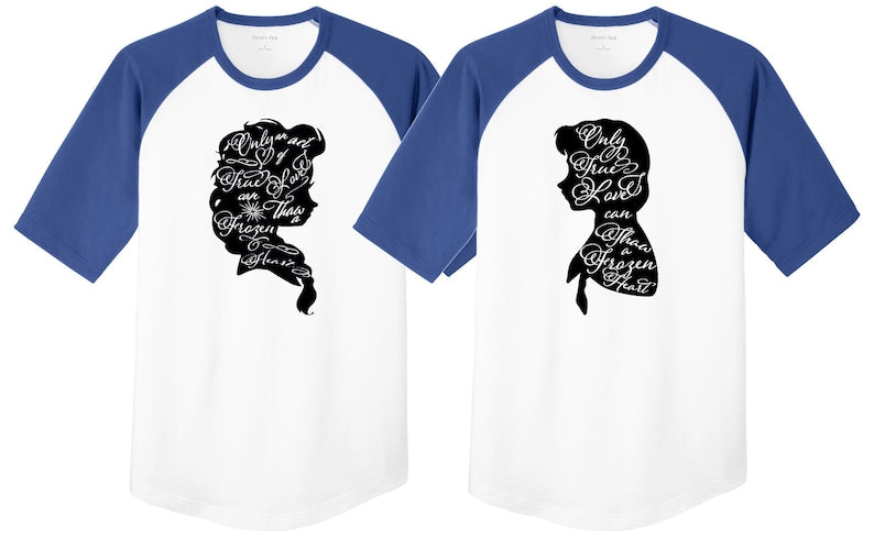 FROZEN ANNA and ELSA Disney Vacation Disney Group Shirts Disney Matching Shirts Disney Personalized Shirts Disney Family Shirts