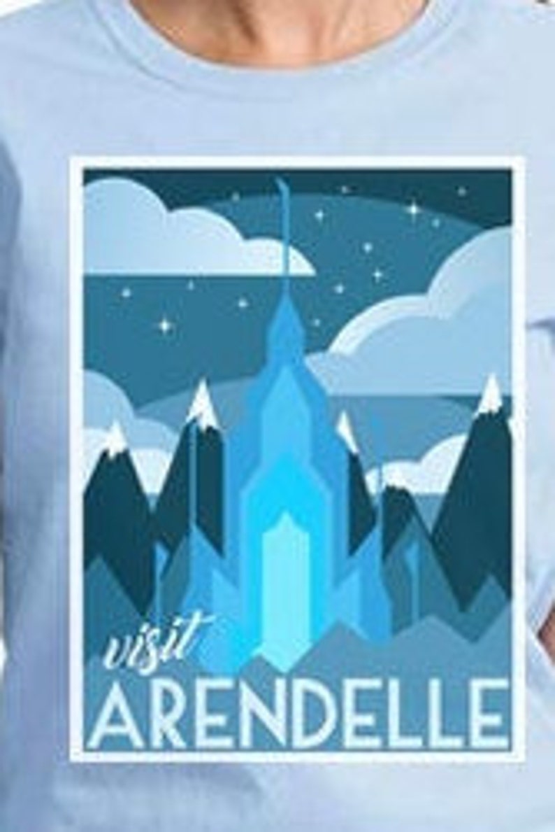 Arendelle / Frozen Movie Postcard Shirt