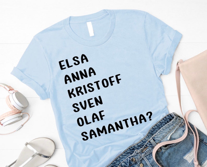 Disney Frozen Shirt, Disney Frozen Birthday Shirt, Frozen Disney Shirt, Elsa Anna Kristoff Sven Olaf Samantha, Frozen Shirts Toddler - 4X