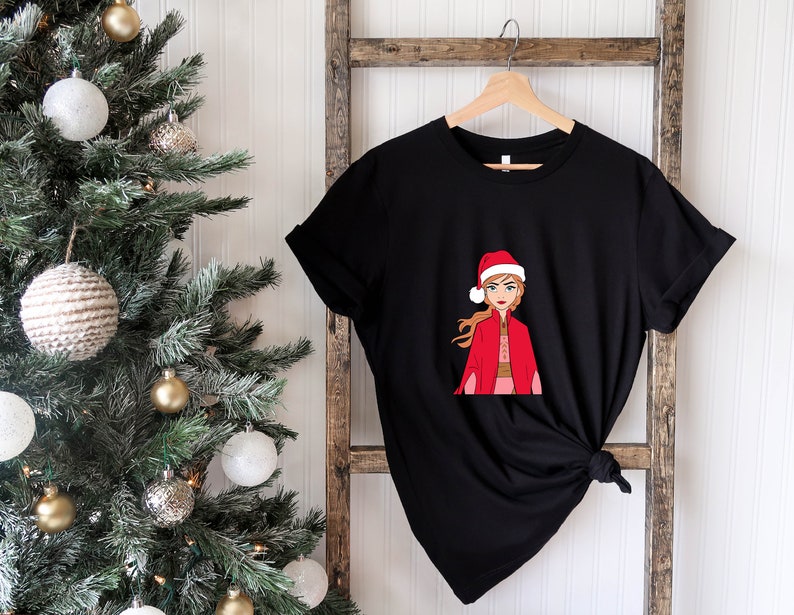 Princess Anna Christmas T-Shirt, Frozen Shirt, Disney product image 4