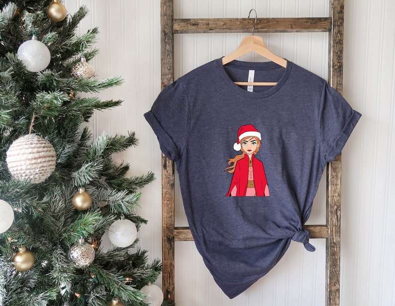 Princess Anna Christmas T-Shirt, Frozen Shirt, Disney product image 3