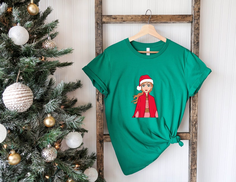 Princess Anna Christmas T-Shirt, Frozen Shirt, Disney product image 2