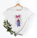 Disney Frozen Anna Shirt, Princess Watercolor Castle Family product image 1