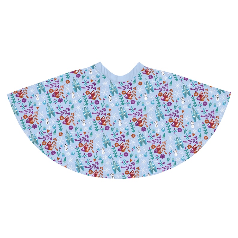 Frozen Skirt Anna and Elsa Sisters Frozen Outfit Disney Skirt Disney Skater Skirt
