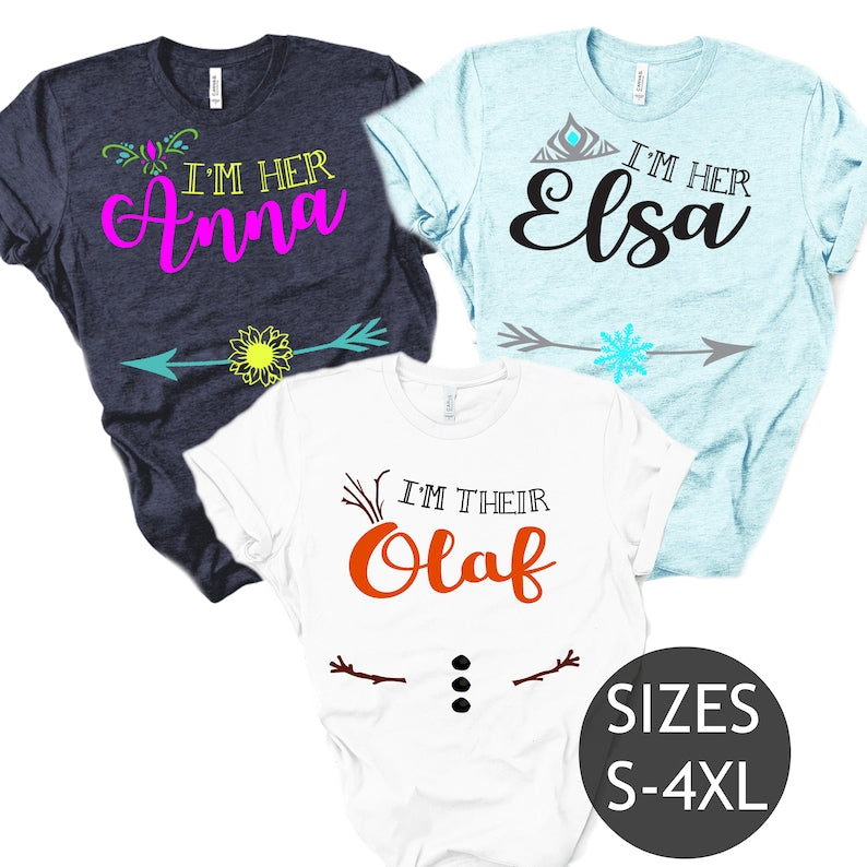 Frozen Birthday Shirt, Frozen Family T-shirts,Birthday Girl, Frozen, Elsa, Ana, Customized,Personalized Birthday Outfit,Outfit,Tee,Girl