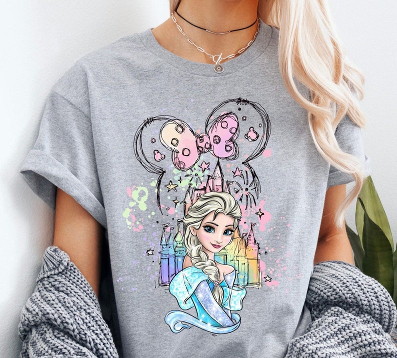 Frozen Shirt, Disney Elsa Princess Disneyland Girl Family product image 2