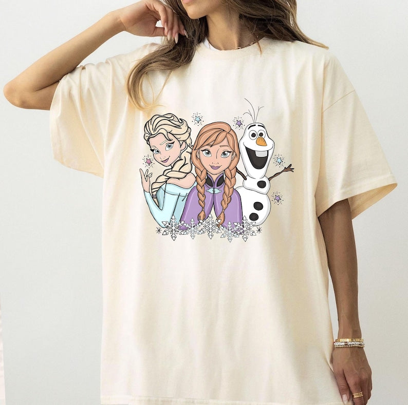 Vintage Disney Frozen Shirt, Elsa And Anna Princess Tshirt product image 6