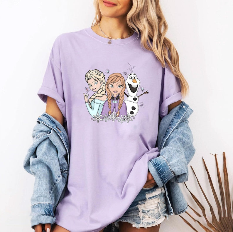 Vintage Disney Frozen Shirt, Elsa And Anna Princess Tshirt product image 5