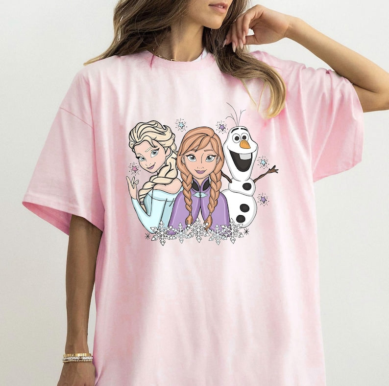 Vintage Disney Frozen Shirt, Elsa And Anna Princess Tshirt product image 4