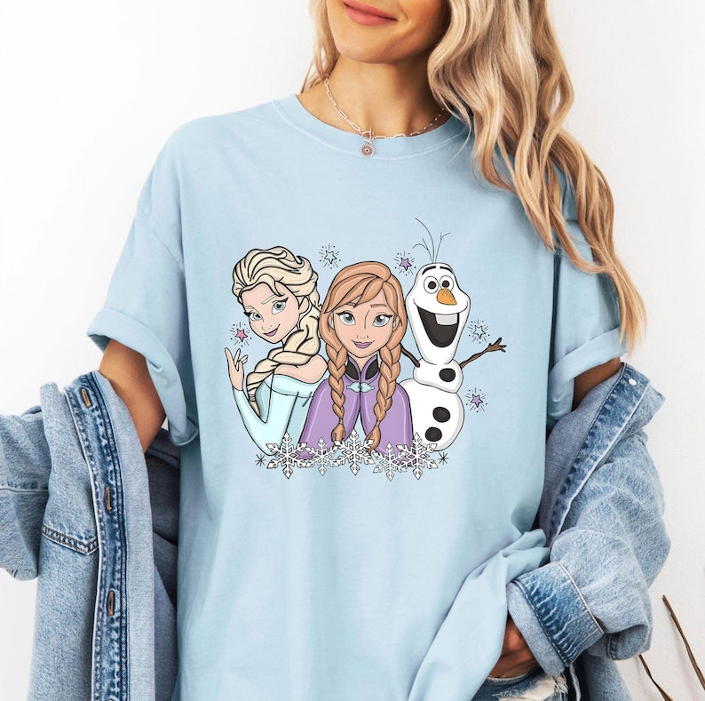 Vintage Disney Frozen Shirt, Elsa And Anna Princess Tshirt product image 1