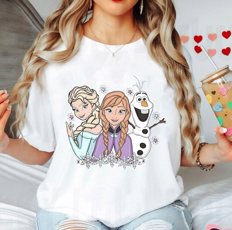 Vintage Disney Frozen Shirt, Elsa And Anna Princess Tshirt product image 2