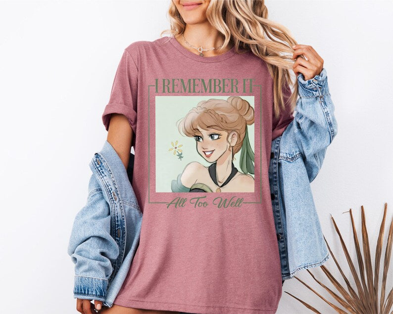 Princess Anna I Remember It All Too Well T-shirt, Frozen product image 5