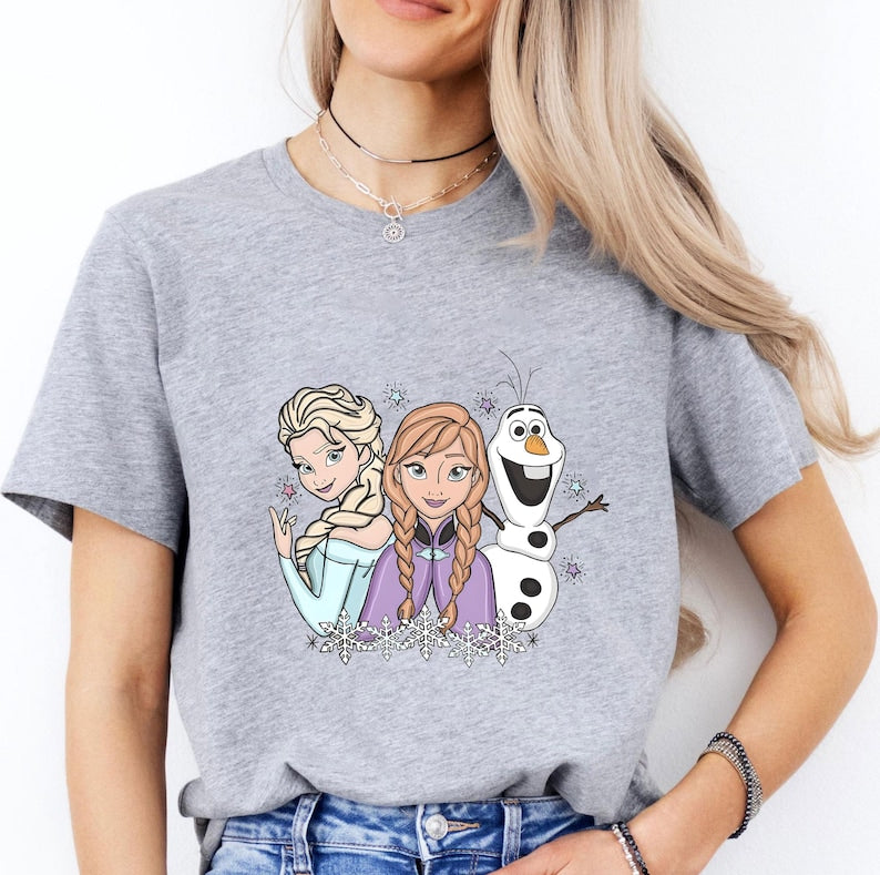 Vintage Disney Frozen Shirt, Elsa And Anna Princess Tshirt product image 3