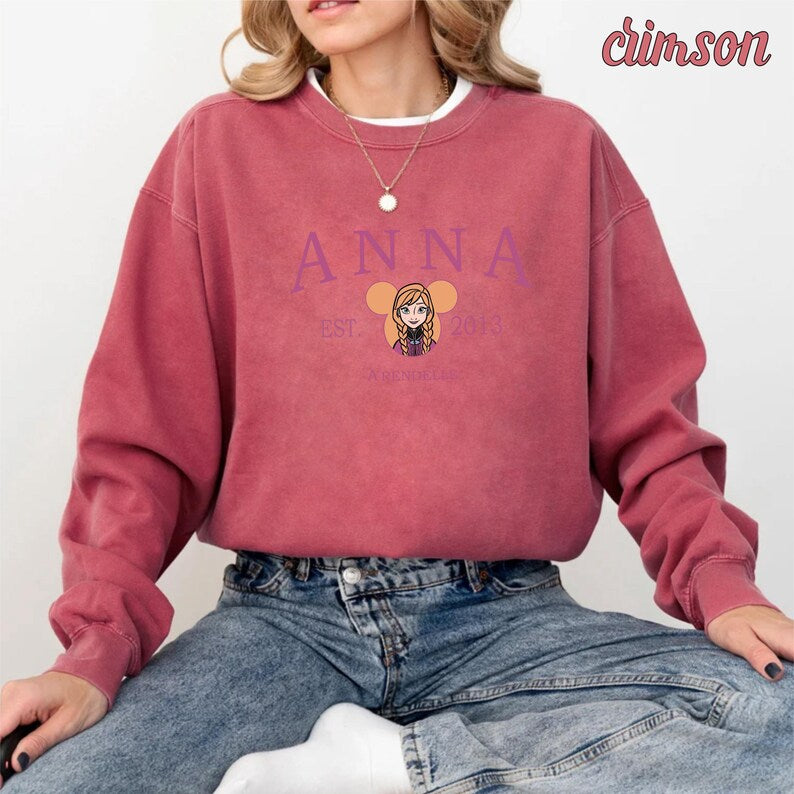 Frozen Anna Est 2013 Sweatshirt, Disney Princess Gift product image 4